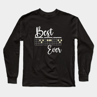 Best Dad Ever- Guitar Dad Long Sleeve T-Shirt